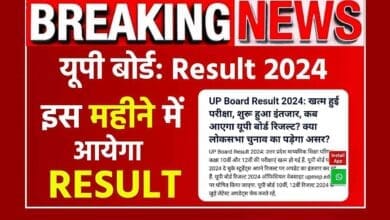 Up Board Result list 2024