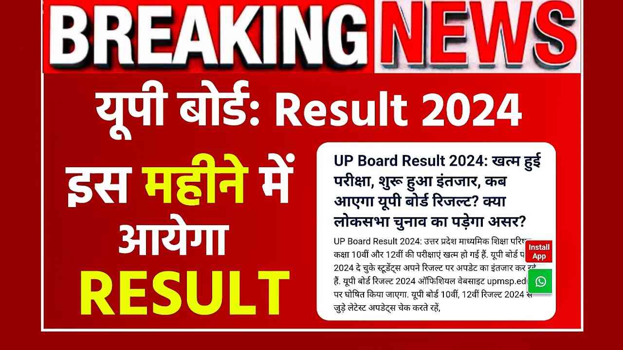 Up Board Result list 2024